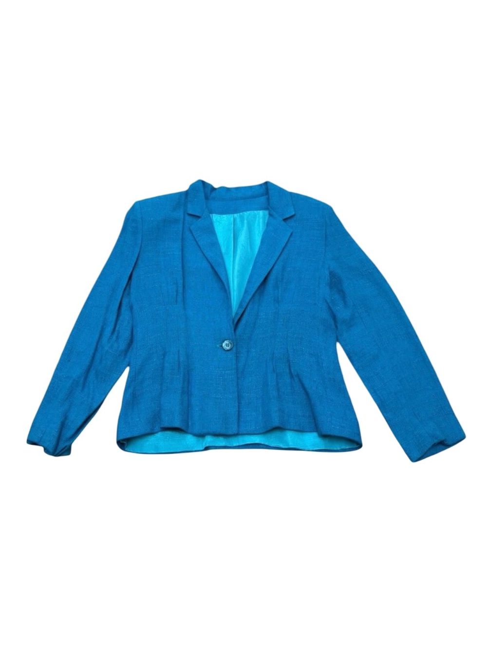 Vintage 1970s California Jam Turquoise Blazer – Made in USA